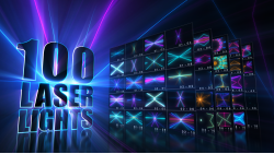 100 Laser Lights VJ Loops