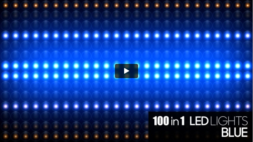100 LED Lights Blue